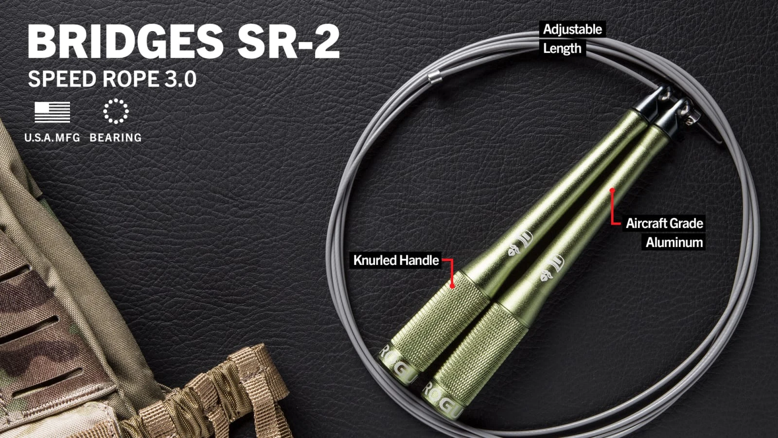 Rogue Fitness Bridges SR-2 Speed Rope 3.0 3 Rogue Fitness Bridges SR-2 Speed Rope 3.0