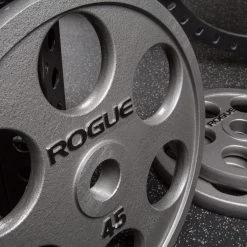 Rogue Fitness Rogue 6-Shooter Olympic Grip Plates -Rogue Fitness Shop IP0183 WEB2 o739u2