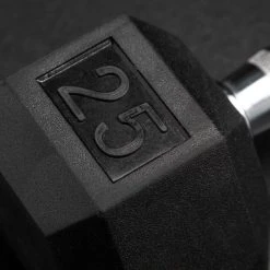 Unbranded Rubber Hex Dumbbell -Rogue Fitness Shop IP1100 WEB3 w2bqgs