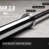 Rogue Fitness The Bella Bar 2.0 - Black Zinc -Rogue Fitness Shop RA0584 BLBR h ot79wx