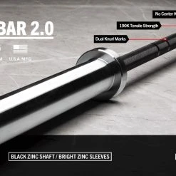 Rogue Fitness The Bella Bar 2.0 - Black Zinc