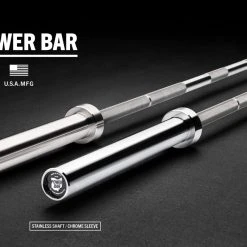 Rogue Fitness Rogue 45LB Ohio Power Bar - Stainless Steel