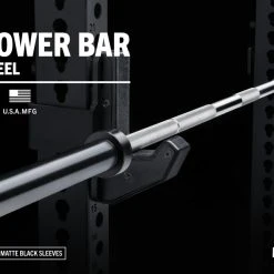 Rogue Fitness Rogue 45LB Ohio Power Bar - Stainless / Black