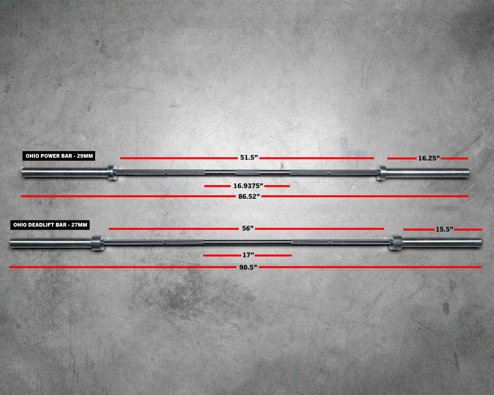 Rogue Fitness Rogue Ohio Deadlift Bar - Black Zinc 4 Rogue Fitness Rogue Ohio Deadlift Bar - Black Zinc - Image 2