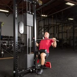 Rogue Fitness Monster Lat Pulldown/Low Row (Stand Alone) -Rogue Fitness Shop RA1372 BLACK MG web4 e8k9oz