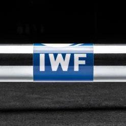 Rogue Fitness Rogue 28MM IWF Olympic Weightlifting Bar W/ Center Knurl - Bright Zinc -Rogue Fitness Shop RA1517 BRBR WEB2 bsxnp9