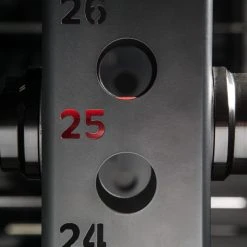 Rogue Fitness Rogue Monster Plate Storage Pin Pair - Black/Red -Rogue Fitness Shop RA1636 H1805 WEB2 stws0b