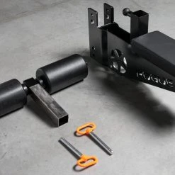 Rogue Fitness Monster Lite Rack Mount Lat Pulldown Seat + Low Row Kit -Rogue Fitness Shop RA2142 BLACK MG web4 fftphb