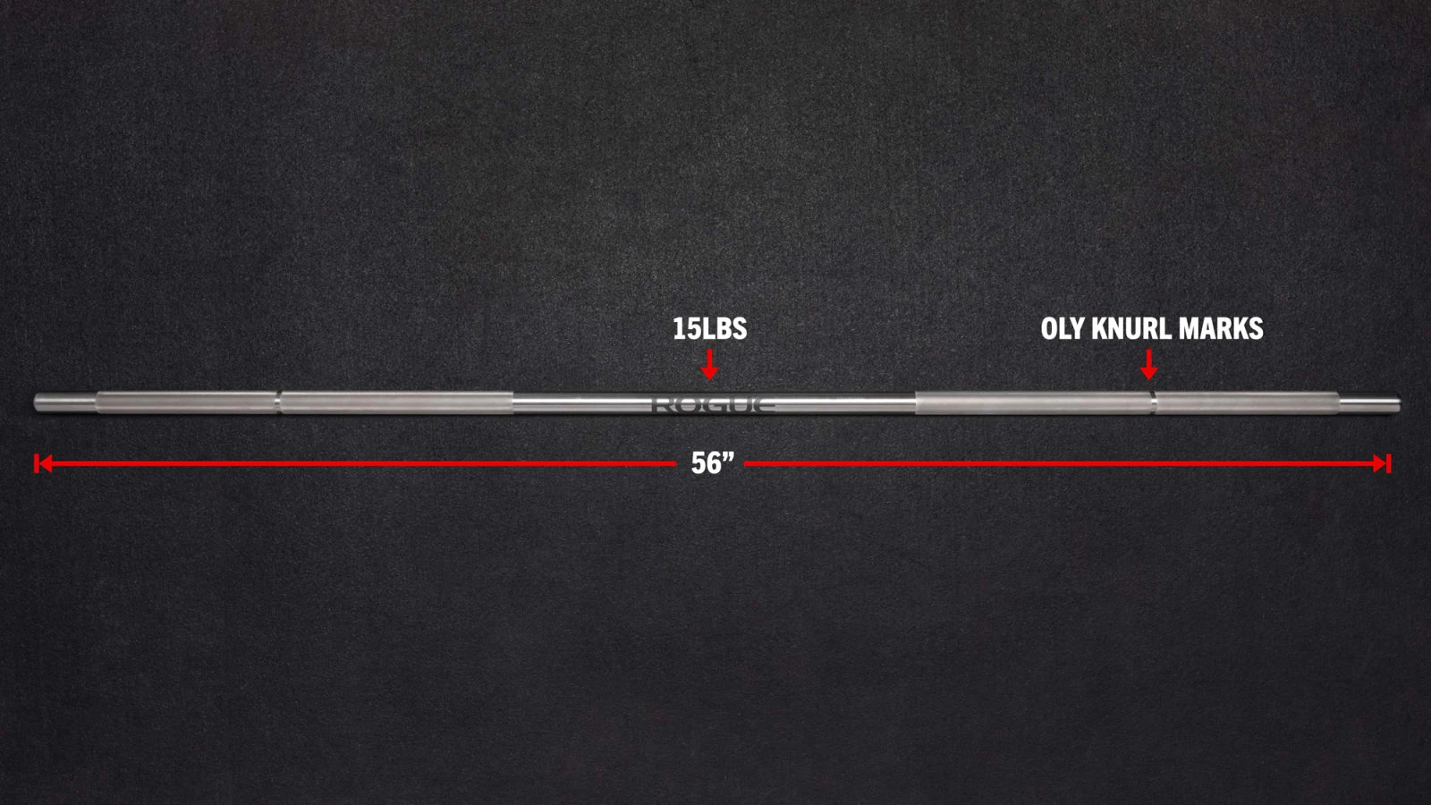 Rogue Fitness Rogue 28mm War Bar - Stainless Steel 7 Rogue Fitness Rogue 28mm War Bar - Stainless Steel - Image 5