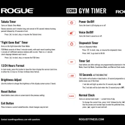 Rogue Fitness Rogue Echo Gym Timer 10 Rogue Fitness Rogue Echo Gym Timer -Rogue Fitness Shop RECHOTIMER WEB2 bgszux