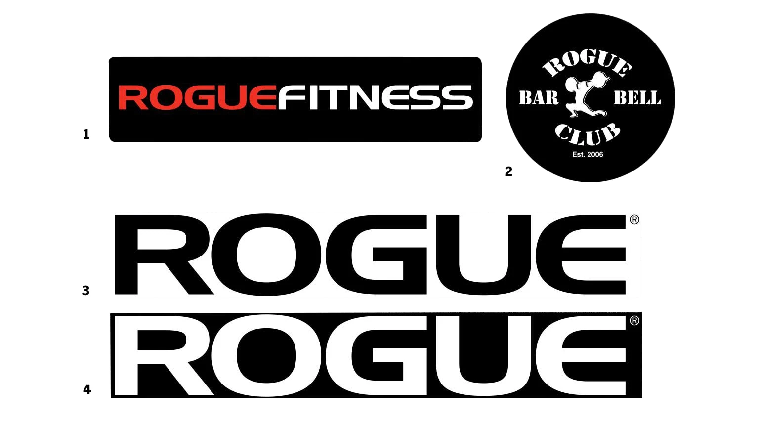 Rogue Fitness Rogue Stickers 3 Rogue Fitness Rogue Stickers